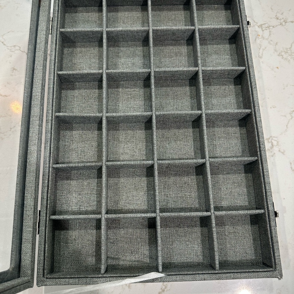 Gray Jewelry Organizer Box